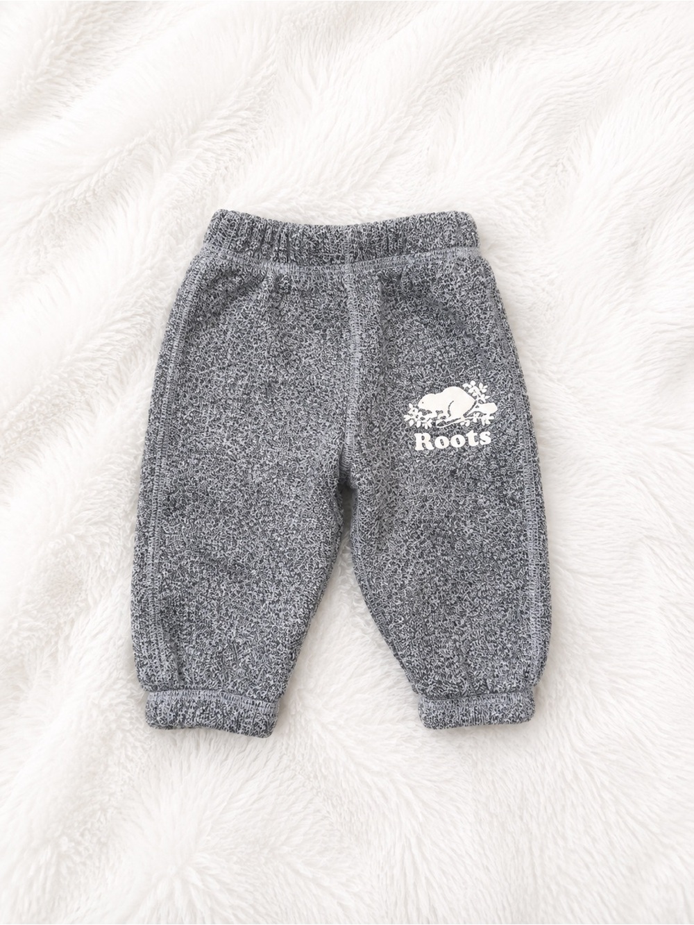Roots Kids Heather Grey Fleece Joggers
